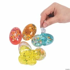Best Sale 👍 3" Pearl Putty-Filled Plastic Eggs - 12 Pc. 👏