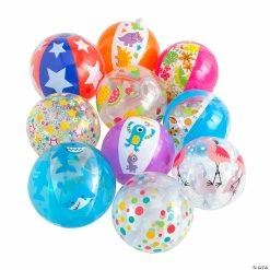 Deals ✔️ Bulk Inflatable 5" Mega Mini Beach Ball Assortment - 100 Pc. 😍