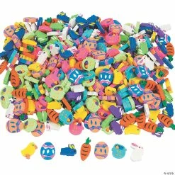 Promo ⭐ Bulk Mini Easter Eraser Assortment- 500 Pc. ⌛