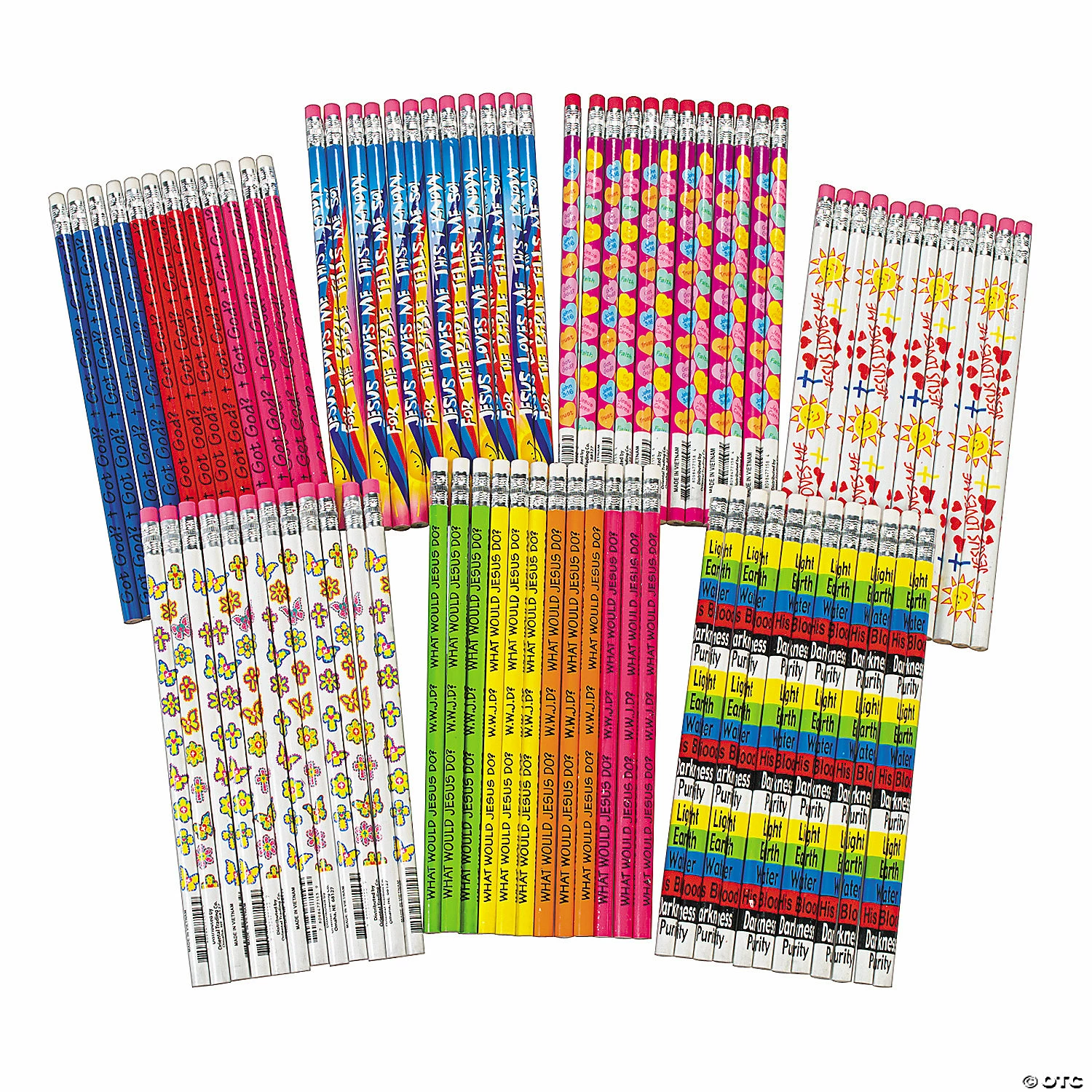 New ๐ Bulk Religious Pencil Assortment - 252 Pc. โ 3 New ๐ Bulk Religious Pencil Assortment - 252 Pc. โ