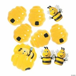 Promo 🥰 Busy Bee Finger Puppet-Filled Easter Eggs - 12 Pc. 💯