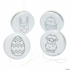 Deals ⌛ Color Your Own Easter YoYos - 12 Pc. ⭐