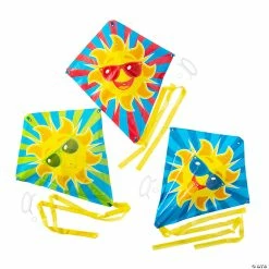 Flash Sale 🥰 Cool Sun Kites with Tail - 12 Pc. 🥰
