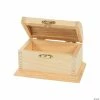 Best Pirce 😍 DIY Unfinished Wood Treasure Boxes - 12 Pc. ⭐ -Easter Toys Store diy unfinished wood treasure boxes 12 pc 48 1948