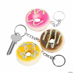 Discount ๐ฅฐ Donut Keychain Slow-Rising Squishies - 12 Pc. ๐คฉ