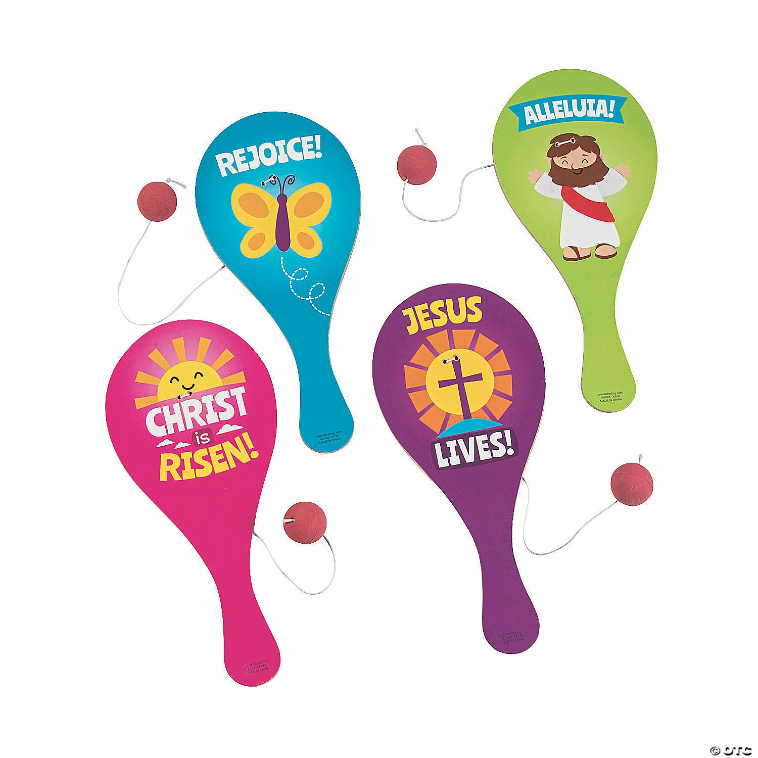 Budget 💯 Easter Inspirational Paddleball Games - 12 Pc. ⌛ 3 Budget 💯 Easter Inspirational Paddleball Games - 12 Pc. ⌛
