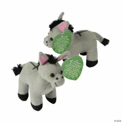 Best Sale ⌛ Easter Legend Stuffed Donkeys with Card - 12 Pc. 🎁