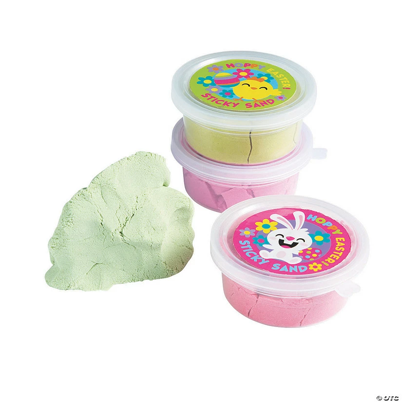 Outlet π€© Easter Pastel Sticky Sand Slime - 12 Pc. π 3 Outlet π€© Easter Pastel Sticky Sand Slime - 12 Pc. π