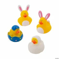 New ✔️ Easter Rubber Ducks - 12 Pc. ⌛