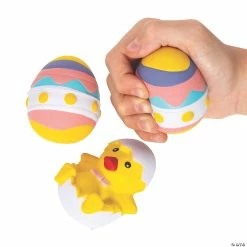 Discount 👍 Easter Stress Toys - 12 Pc. 🌟