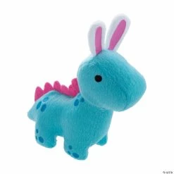 Cheap 🥰 Easter Stuffed Dinosaur with Bunny Ears- 12 Pc. ✔️