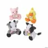 Best Sale 🤩 Easter Stuffed Farm Animals with Pastel Bow - 12 Pc. 💯 -Easter Toys Store easter stuffed farm animals with pastel bow 12 pc 13936692