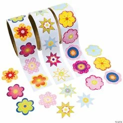 Best deal ❤️ Flower Rolls of Stickers Assortment - 300 Pc. 🎁