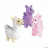 Discount 🤩 Fuzzy Pastel Stuffed Llamas - 12 Pc. 👍 -Easter Toys Store fuzzy pastel stuffed llamas 12 pc 13758138