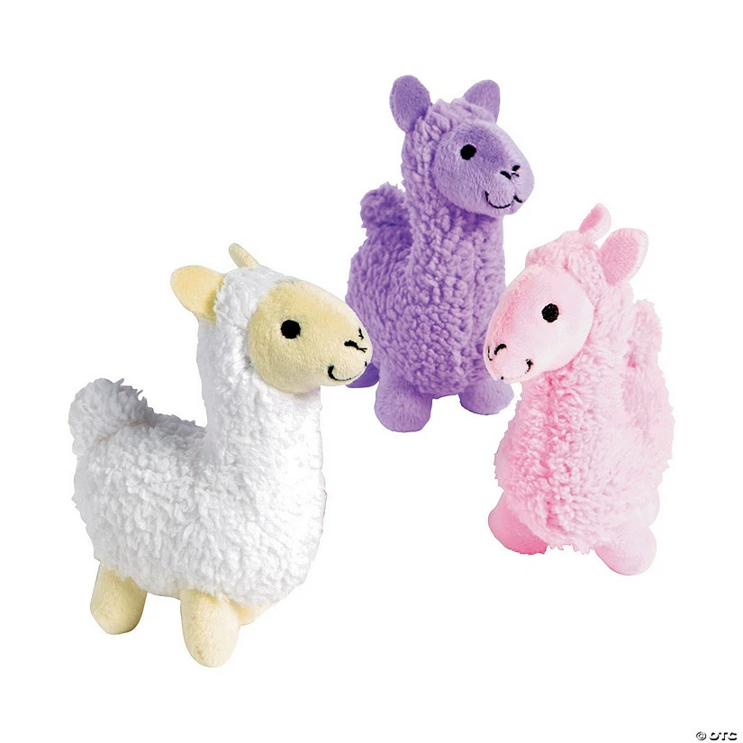 Discount 🤩 Fuzzy Pastel Stuffed Llamas - 12 Pc. 👍 3 Discount 🤩 Fuzzy Pastel Stuffed Llamas - 12 Pc. 👍