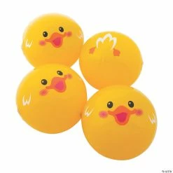 Cheapest 🎁 Inflatable 11" Duck Medium Beach Balls - 12 Pc. ⌛