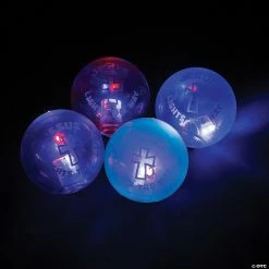 Budget 🧨 Jesus Lights the Way Light-Up Bouncy Balls - 12 Pc. ⭐