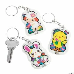 Cheap 🔔 Light-Up Easter Keychains - 12 Pc. ✔️