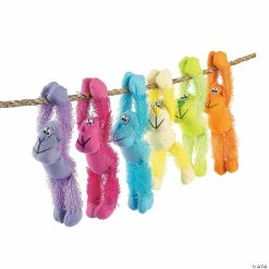 New 👍 Long Arm Neon Stuffed Gorillas - 12 Pc. 🤩
