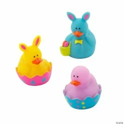 Promo ✨ Mini Easter Rubber Ducks - 24 Pc. 👏