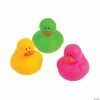Coupon 👏 Mini Neon Rubber Ducks - 24 Pc. 🔔 -Easter Toys Store mini neon rubber ducks 24 pc 13655653