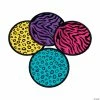 Cheap 🥰 Neon Animal Print Flying Discs - 12 Pc. 🌟 -Easter Toys Store neon animal print flying discs 12 pc 12 4008