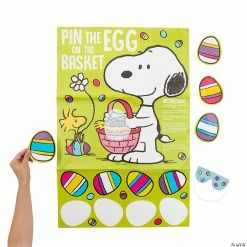 Flash Sale ⌛ Peanuts® Pin the Easter Egg on the Basket Game 🛒