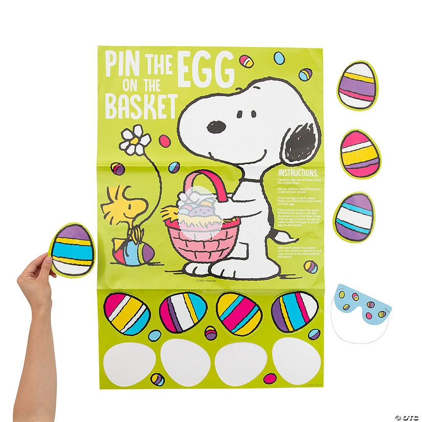 Flash Sale ⌛ Peanuts® Pin the Easter Egg on the Basket Game 🛒 3 Flash Sale ⌛ Peanuts® Pin the Easter Egg on the Basket Game 🛒