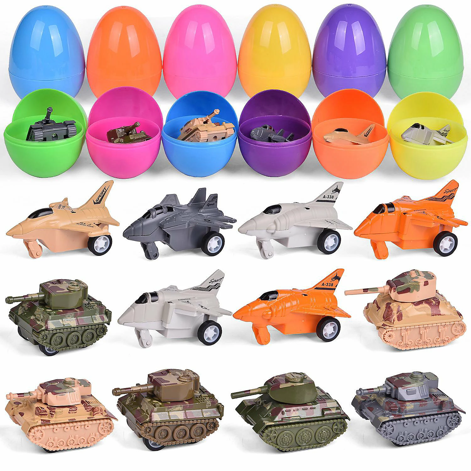 Cheapest 🔔 PopFun-Pullback Military Vehicles Easter Eggs 🎁 3 Cheapest 🔔 PopFun-Pullback Military Vehicles Easter Eggs 🎁