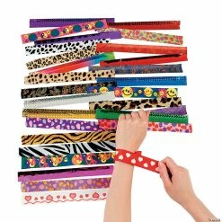 Best Sale 🔔 Slap Bracelet Assortment - 50 Pc. 👍