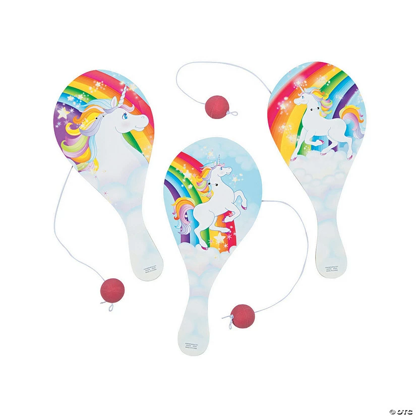 Budget โญ Unicorn Paddleball Games - 12 Pc. ๐ฏ 3 Budget โญ Unicorn Paddleball Games - 12 Pc. ๐ฏ